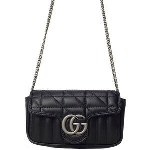 Gucci GG Marmont Quilted Leather Super Bag Chain Shoulder